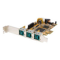Startech.com 3 Port PCI Express 12V PoweredUSB Adapter Card - USB PlusPower (PEX312PUSB)
